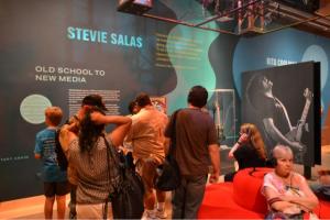 Stevie Salas exhibit in the Smithsonian Institution